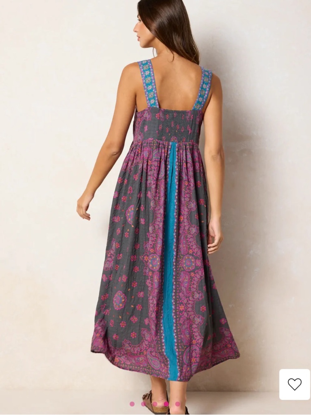 Natural Life Lucy Maxi Dress XXL worn once Brimfield Bandana - Picture 4 of 7